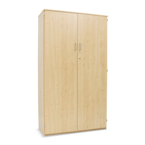 Stock Cupboard 1 Fixed and 4 Adjustable Shelves-Cupboards,Cupboards With Doors,Dropship,Wellbeing Furniture-Learning SPACE