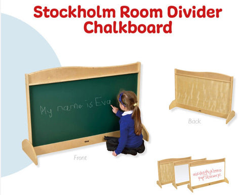 Stockholm Room Dividers-AllSensory,Dividers,Sensory Mirrors,Wellbeing Furniture-Chalkboard-KB1-RD003-C-Learning SPACE