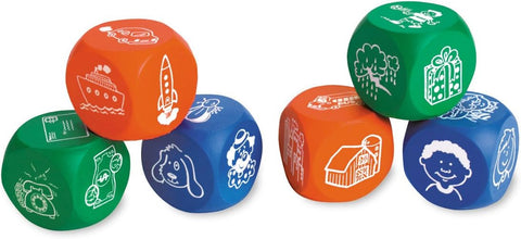 Story Starter Picture Cubes-Calming & Anxiety,communication,Games & Toys,Learning Resources,Primary Games & Toys,Social Emotional Learning,Social Stories & Games & Social Skills-Learning SPACE