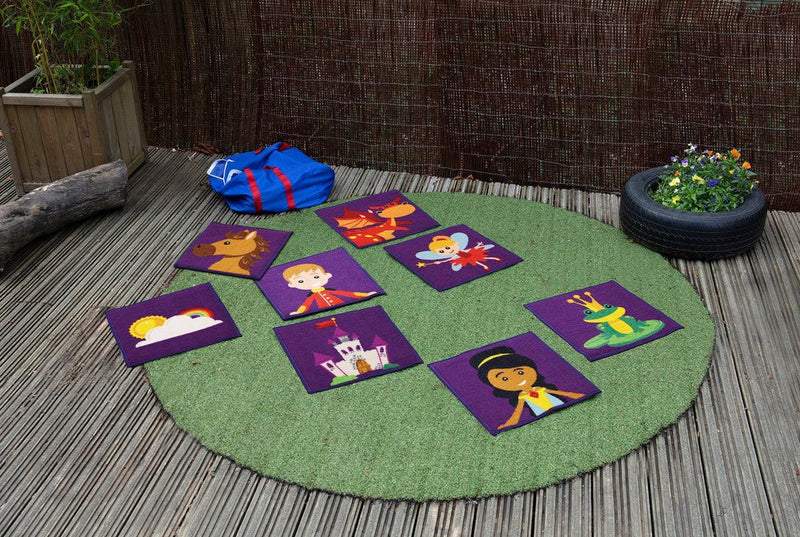 Storytime 32 Interactive Carpet Tiles with holdall, Learning SPACE