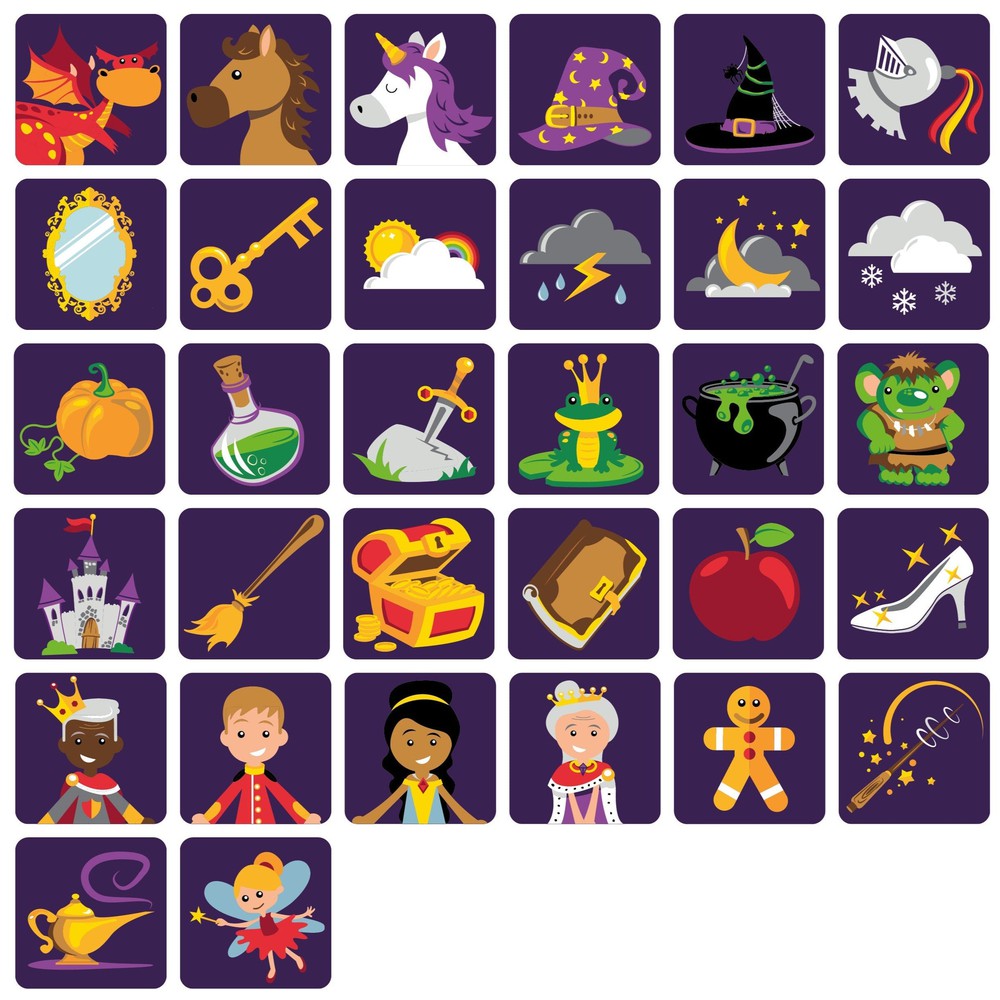 Storytime 32 Interactive Carpet Tiles with holdall-Classroom Packs,Dropship,Kit For Kids,Mats,Mats & Rugs,Rugs,Sit Mats,Square,Wellbeing Furniture-Learning SPACE