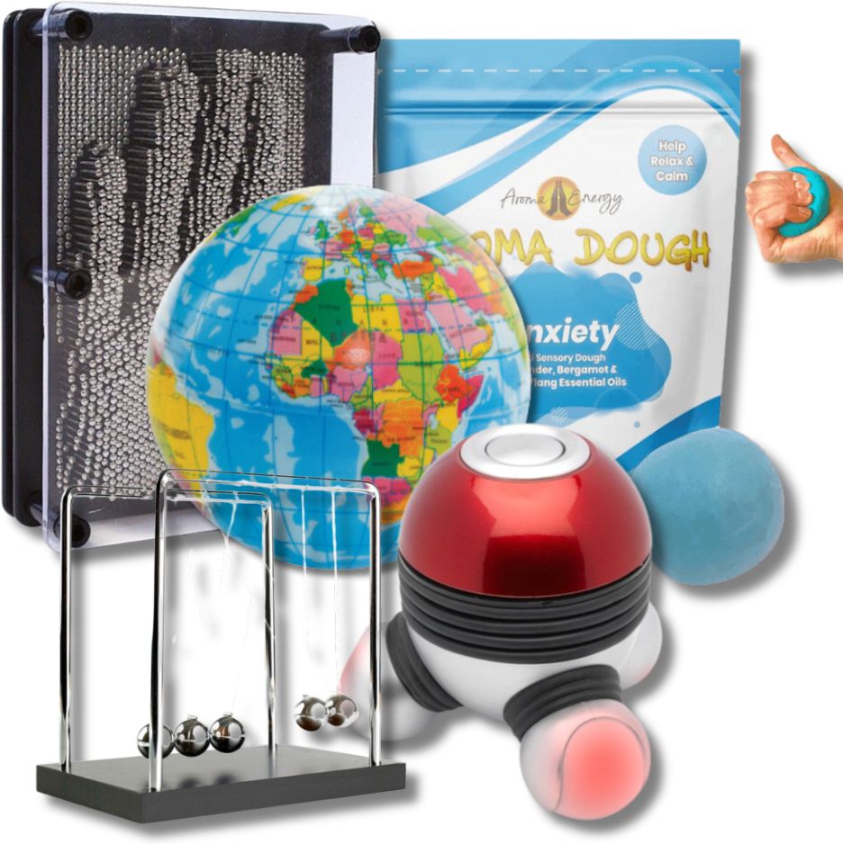 Stress Relief Bundle-AllSensory,Calmer Classrooms,Calming & Anxiety,excell2,Fidget,Helps With,Learning Activity Kits,Sensory Boxes,Sensory Processing Disorder,Sensory Smell Equipment,Sensory Smells,Stress Relief,Toys for Anxiety-Learning SPACE