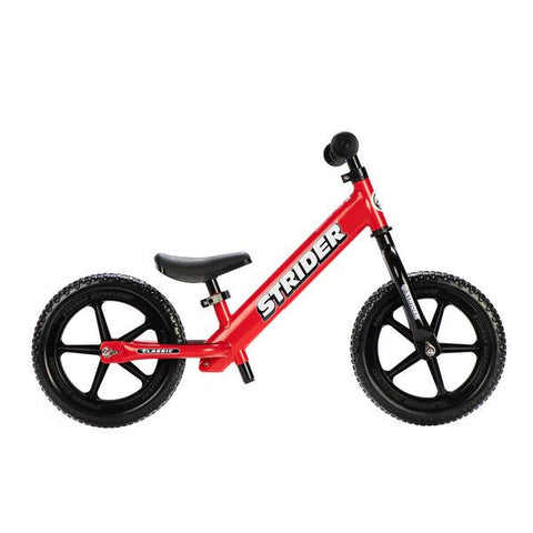 Strider 12 Classic Balance Bike-Balance Bikes,Classroom Resources,EA Tender,Early Years. Ride On's. Bikes. Trikes,Educational Play,Featured,Ride & Scoot,Ride On's. Bikes & Trikes,Ride Ons,Strider Bikes-Red-ST-M4RD-Learning SPACE