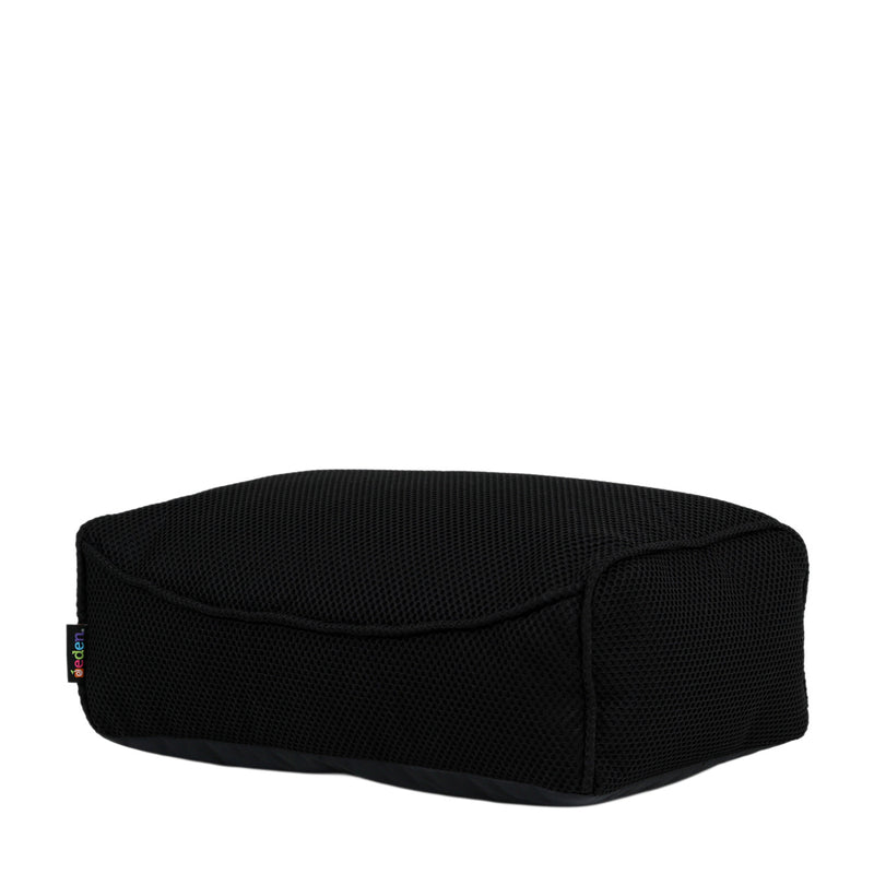Study Footstool Bean Bag – Tech Mesh, Black Learning SPACE