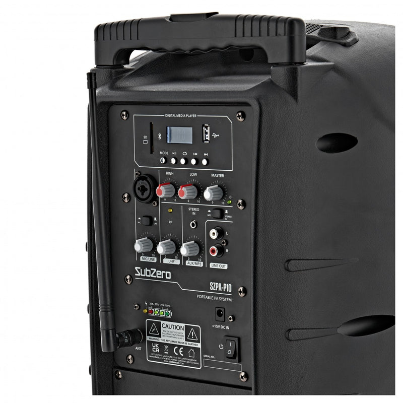SubZero P10 Portable PA Speaker with Bluetooth & Wireless Mic, Learning SPACE