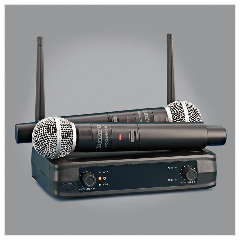 SubZero VOXLINK-2FH Dual Handheld Wireless Microphone System, Learning SPACE