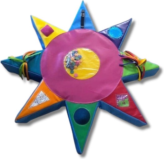 Calm & Play Tactile Sensory Soft Play Star, Brights Learning SPACE