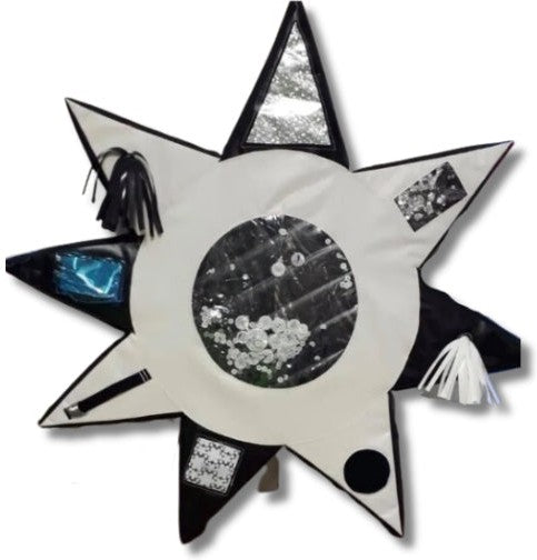 Calm & Play Tactile Sensory Soft Play Star, Black/ White Learning SPACE