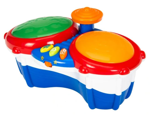 Switch Adapted Toy - Bongo Drums-Baby Musical Toys, Switches & Switch Adapted Toys-Learning SPACE