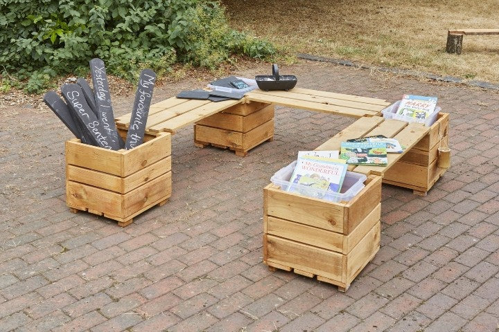 Switch Seat Planter Horseshoe-Cosy Direct,Cosy Outdoor,Greenhouses & Planters,Pollination Grant-Learning SPACE