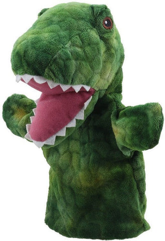 T-Rex - ECO Puppet Buddies-communication, Communication Games & Aids, Eco Friendly, Helps With, Imaginative Play, Neuro Diversity, Primary Literacy, Puppets & Theatres & Story Sets, The Puppet Company-Learning SPACE