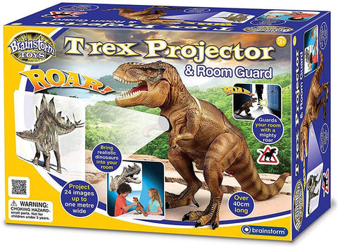 T Rex Projector & Room Guard-AllSensory, Brainstorm Toys, Dinosaurs. Castles & Pirates, Early Years Sensory Play, Imaginative Play, Stock-Learning SPACE