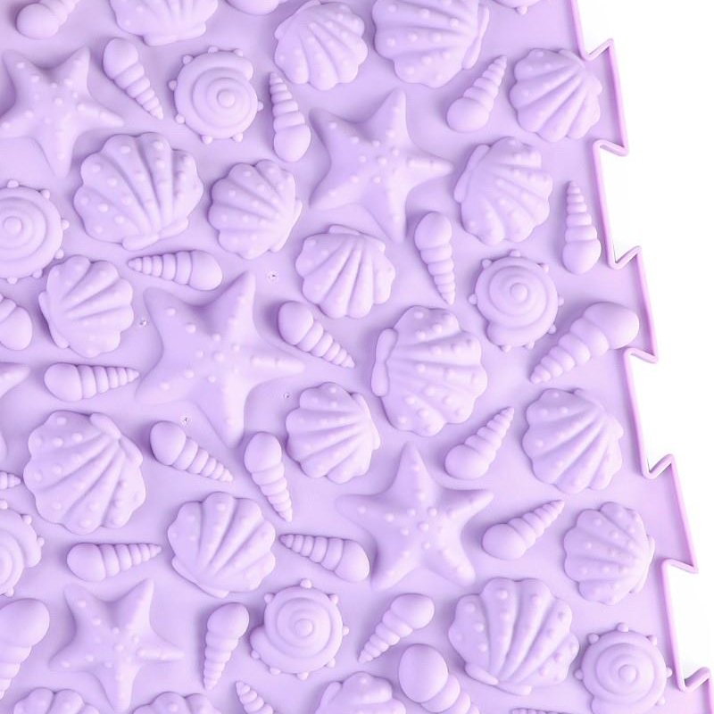 Massage Puzzle Floor Tiles - 6 Pastel Colours, Learning SPACE