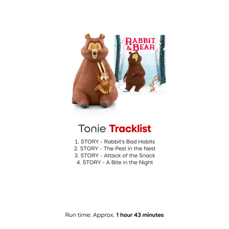 TONIES Rabbit & Bear Audio Classic Tonie Character, Learning SPACE