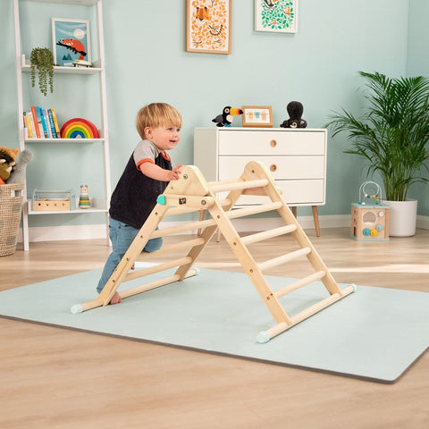 TP Active-Tots Pikler Style Wooden Climbing Triangle-Additional Need,Baby Climbing Frame,Gross Motor and Balance Skills,Helps With,Playground Equipment,Sensory Climbing Equipment,TP Toys-Learning SPACE