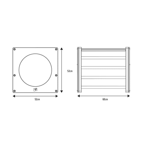 TP Active-Tots Wooden Climbing Cube (UK Mainland Only)-Baby Climbing Frame,Dropship,TP Toys-Learning SPACE