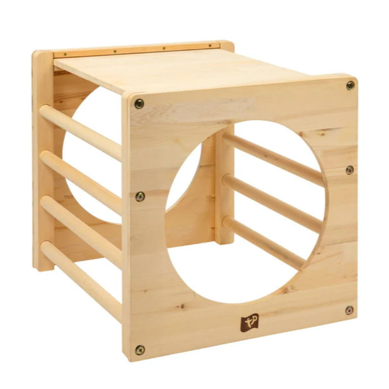 TP Active-Tots Wooden Climbing Cube (UK Mainland Only), Learning SPACE