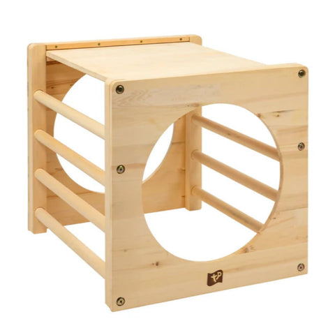 TP Active-Tots Wooden Climbing Cube (UK Mainland Only)-Baby Climbing Frame,Dropship,TP Toys-Learning SPACE