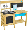 TP Deluxe Wooden Mud Kitchen-Forest School & Outdoor Garden Equipment,Imaginative Play,Kitchens & Shops & School,Messy Play,Mud Kitchen,Outdoor Sand & Water Play,Playground Equipment,Stock,TP Toys,Water & Sand Toys-Learning SPACE