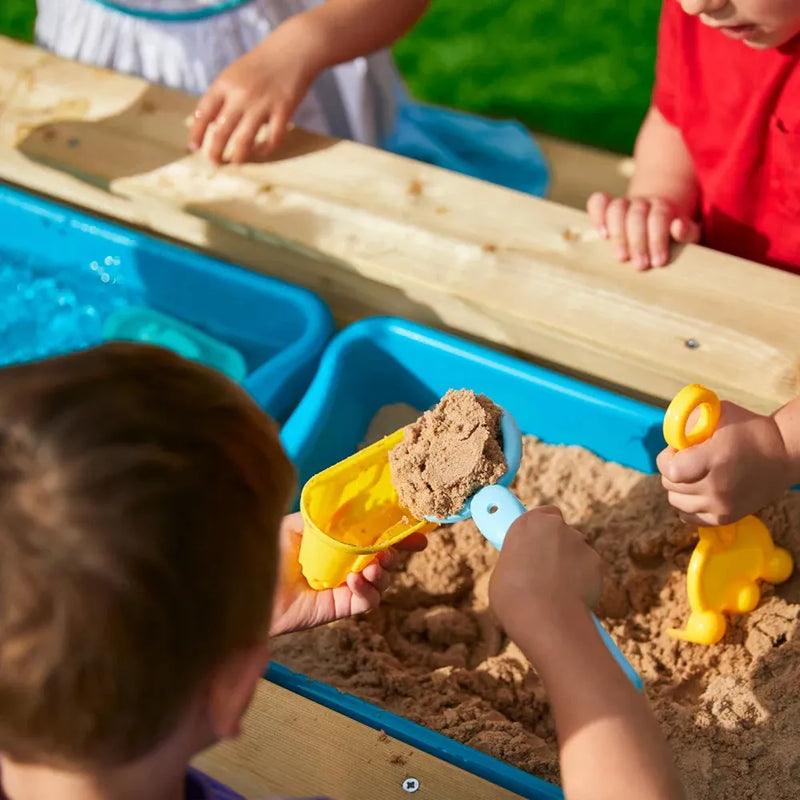 TP Deluxe Wooden Picnic Table Sandpit (UK Mainland Only), Learning SPACE
