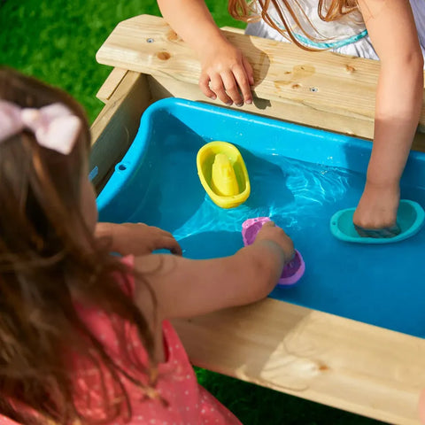 TP Deluxe Wooden Picnic Table Sandpit (UK Mainland Only)-Bench,Dropship,Messy Play,Outdoor Sand & Water Play,Outdoor Sand Pits,Picnic Table,TP Toys,Water & Sand Toys,Wooden Table-Learning SPACE
