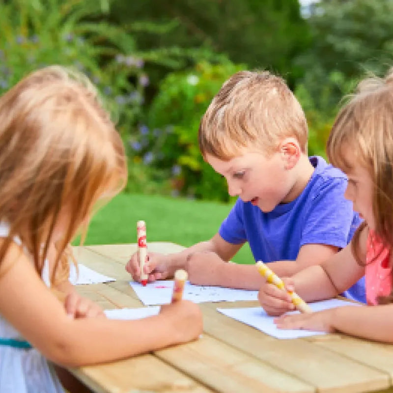 TP Deluxe Wooden Picnic Table Sandpit (UK Mainland Only), Learning SPACE