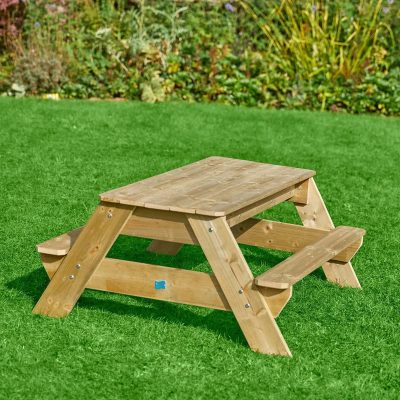TP Deluxe Wooden Picnic Table Sandpit (UK Mainland Only), Learning SPACE
