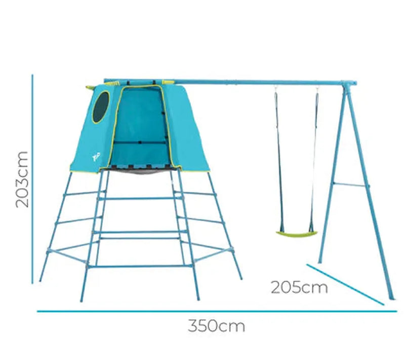 TP Explorer Metal Climbing Frame - Blue Edition (UK Mainland Only), Learning SPACE