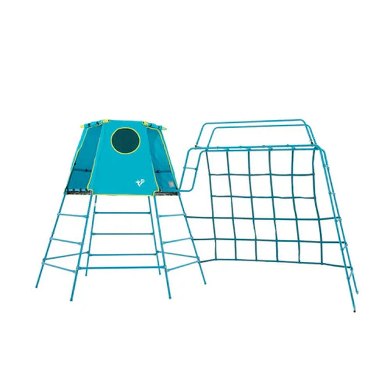 TP Explorer Metal Climbing Frame - Blue Edition (UK Mainland Only), With Monkey Run Learning SPACE