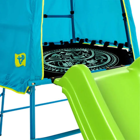 TP Explorer Metal Climbing Frame - Blue Edition (UK Mainland Only)-Dropship,Outdoor Climbing Frames,Outdoor Play,Outdoor Playhouse,Outdoor Swings,TP Toys-Learning SPACE