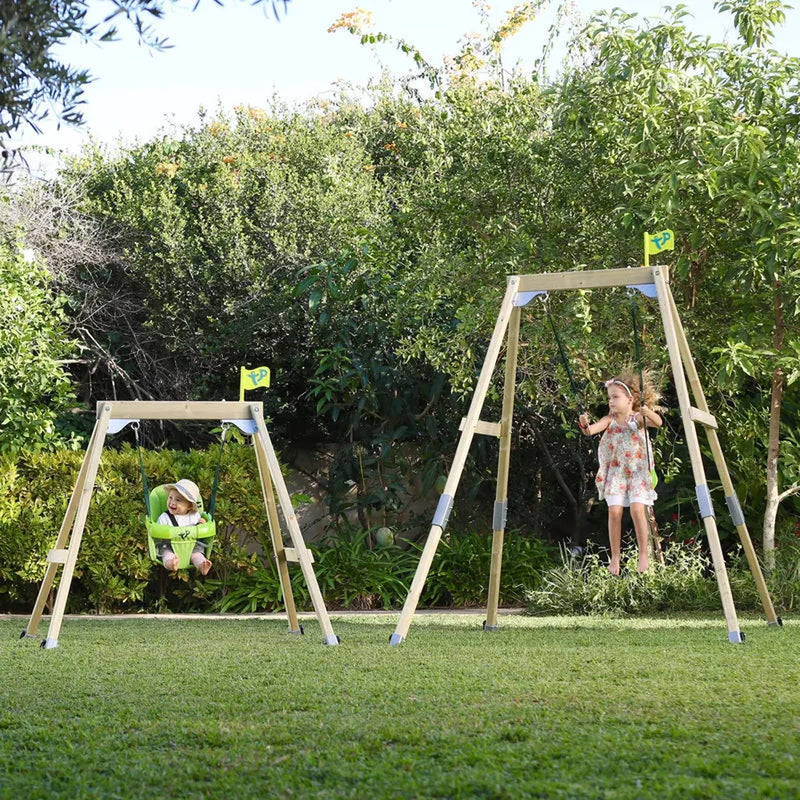 TP Forest Acorn Growable Wooden Swing Set (UK Mainland Only), Learning SPACE