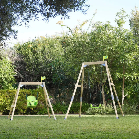 TP Forest Acorn Growable Wooden Swing Set (UK Mainland Only), Learning SPACE