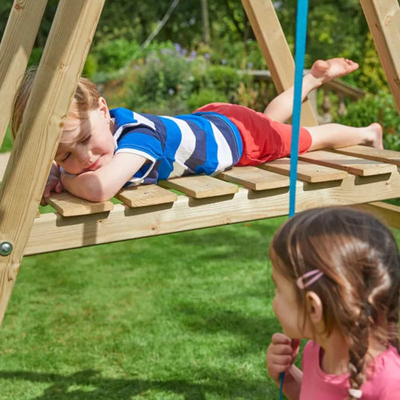 TP Forest Multiplay Double Wooden Swing Set & Slide (UK Mainland Only), Learning SPACE