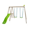 TP Forest Multiplay Double Wooden Swing Set & Slide (UK Mainland Only)-Dropship,Outdoor Slides,Outdoor Swings,swing,TP Toys-Learning SPACE