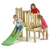 TP Forest Toddler Wooden Climbing Frame & Slide-Additional Need, Baby Climbing Frame, Baby Slides, Gross Motor and Balance Skills, Helps With, Outdoor Climbing Frames, Outdoor Slides, Playground Equipment, Seasons, Summer, TP Toys-Learning SPACE