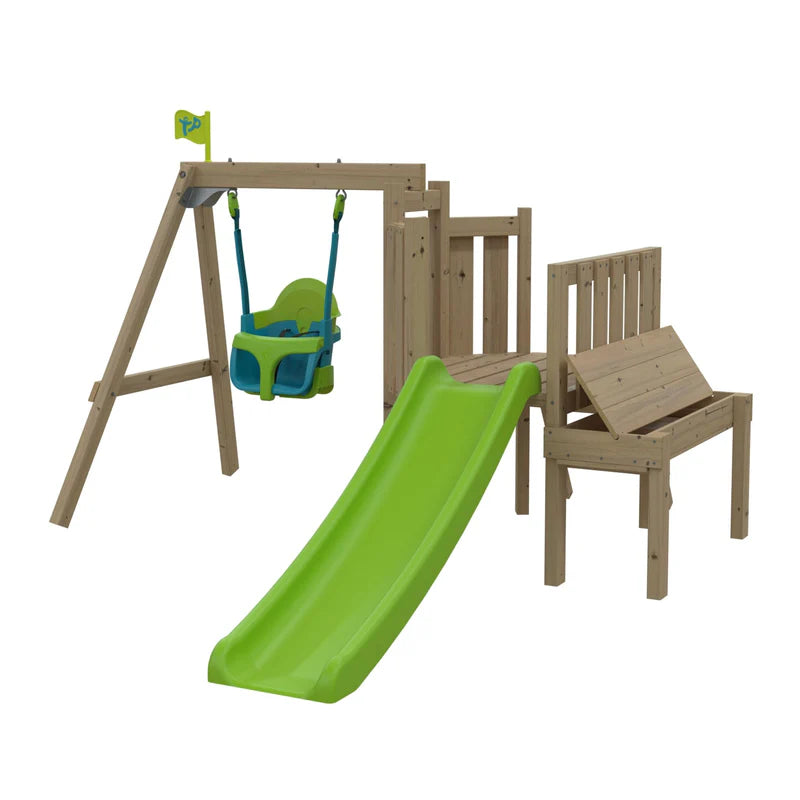 TP Forest Toddler Wooden Swing Set & Slide (UK Mainland Only), Learning SPACE