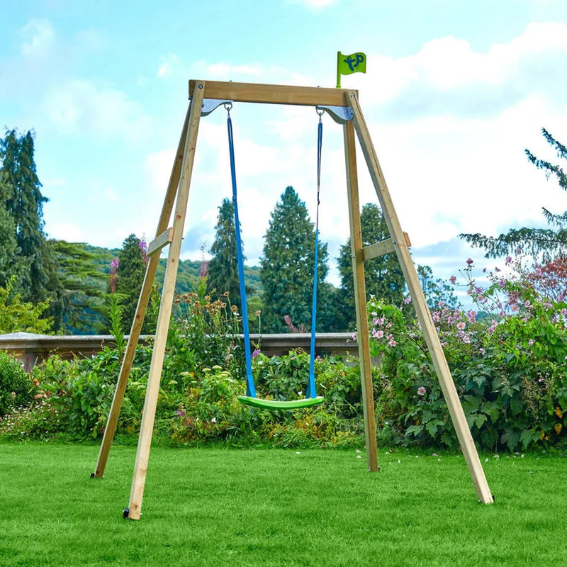 TP Forest Wooden Single Swing Set (UK Mainland Only), Learning SPACE