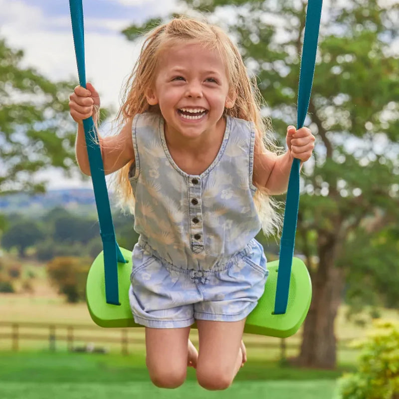 TP Forest Wooden Single Swing Set (UK Mainland Only), Learning SPACE