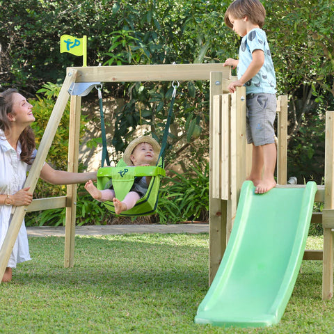 TP Forest toddler Swing Set & Slide-Baby Slides,Baby Swings,Eco Friendly,Outdoor Slides,Outdoor Swings,Playground Equipment,TP Toys-Learning SPACE