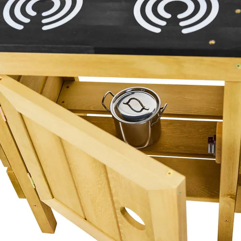 TP Junior Chef Wooden Mud Kitchen (UK Mainland Only), Learning SPACE
