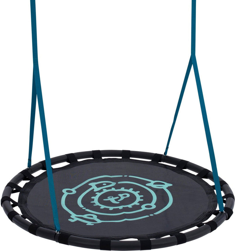 TP Kingswood Double Swing Square Wood Set with Giant Nest (UK Mainland Only), Learning SPACE