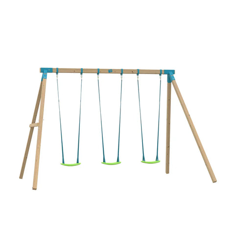 TP Kingswood Triple Swing Set (UK Mainland Only), 3 Swing Seats Learning SPACE