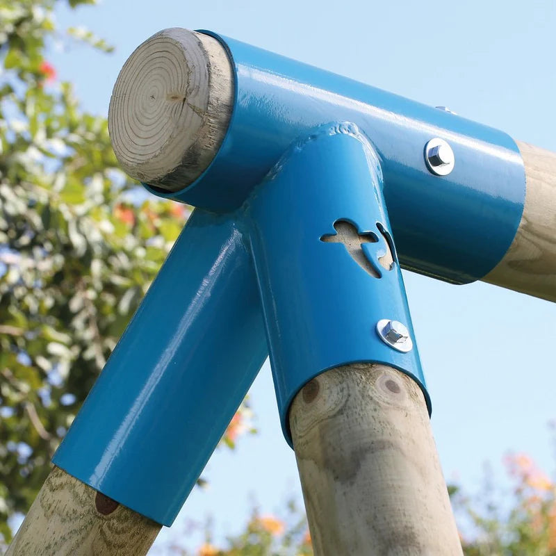 TP Knightswood Double Wooden Swing & Slide Set (UK Mainland Only), Learning SPACE