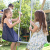 TP Knightswood Triple Wooden Swing Set With Glider And Button Seat (UK Mainland Only), Learning SPACE