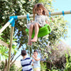 TP Knightswood Triple Wooden Swing Set With Glider And Button Seat (UK Mainland Only), Learning SPACE