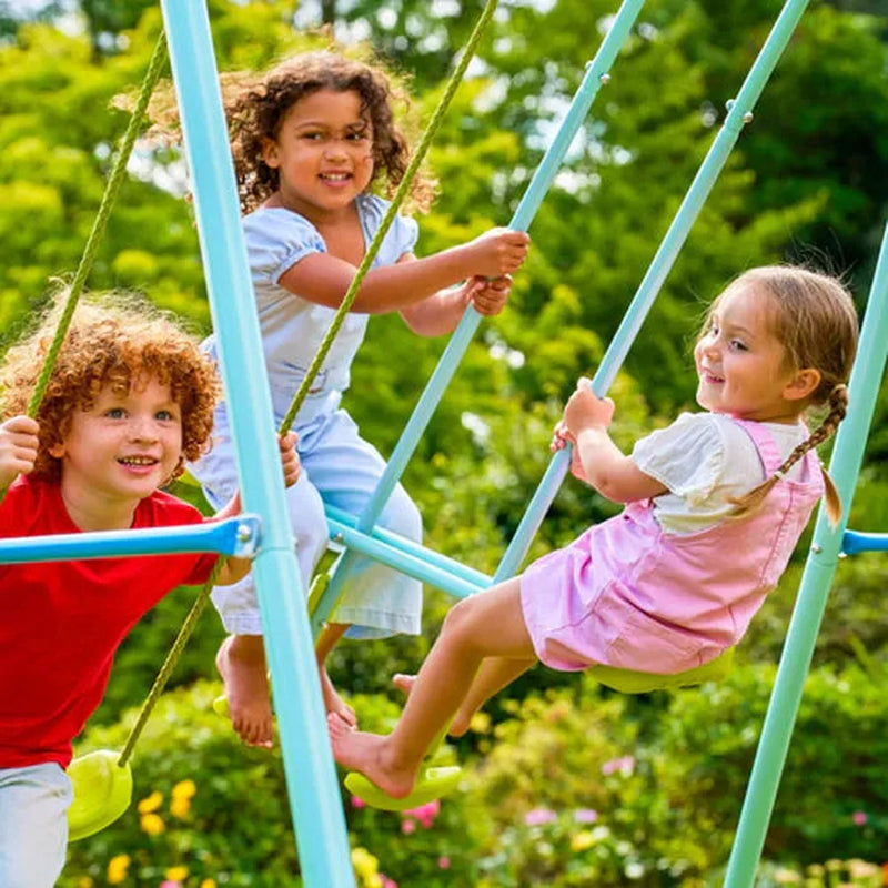 TP Metal Double Swing With Glider & Slide (UK Mainland Only), Learning SPACE