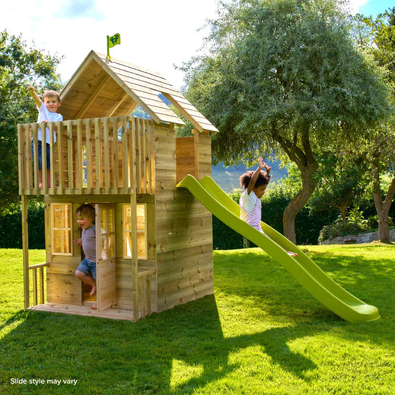 TP Skye Wooden Playhouse & Slide (UK Mainland Only), Learning SPACE