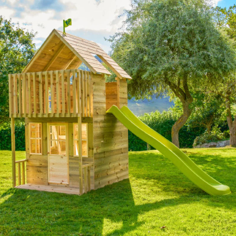 TP Skye Wooden Playhouse & Slide (UK Mainland Only), Learning SPACE