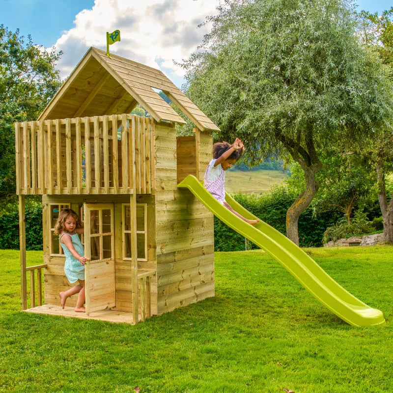 TP Skye Wooden Playhouse & Slide (UK Mainland Only), Learning SPACE