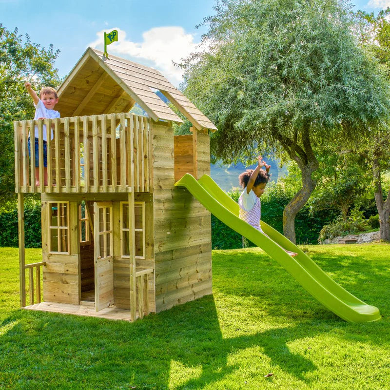 TP Skye Wooden Playhouse & Slide (UK Mainland Only), Learning SPACE